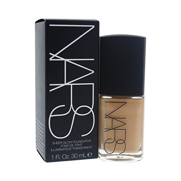 NARS Sheer Glow Foundation - Barcelona Medium 4 - Medium w/Golden, Peachy Undertone 30ml