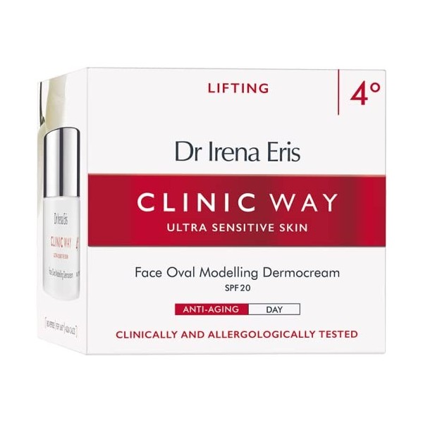 Dr Irena ERIS peptid-straffung 60+ Crème Anti Rides 4 degré pour Jour SPF 20, Lot de 1 paquet 1 x 50 ml 