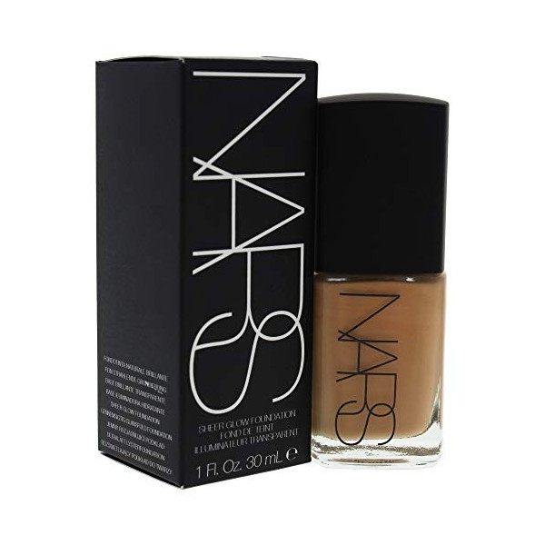 NARS Sheer Glow Foundation - Barcelona Medium 4 - Medium w/Golden, Peachy Undertone 30ml