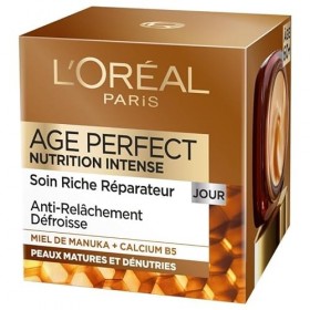 DERMO EXPERTISE - Soin Anti-Âge Nutrition Intense Jour - Hydratant Visage 50ml - Expertise Beauté Soin Du Visage pour Peau Ma