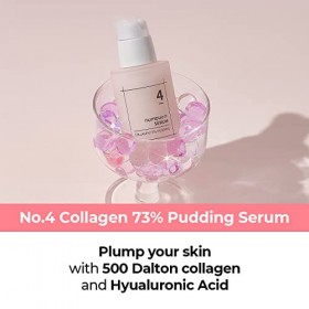 numbuzin No.4 Collagène 73% Pudding Sérum, 1,69 fl.oz / 50 ml | Anti-âge, Collagène, Multi-hyaluronique