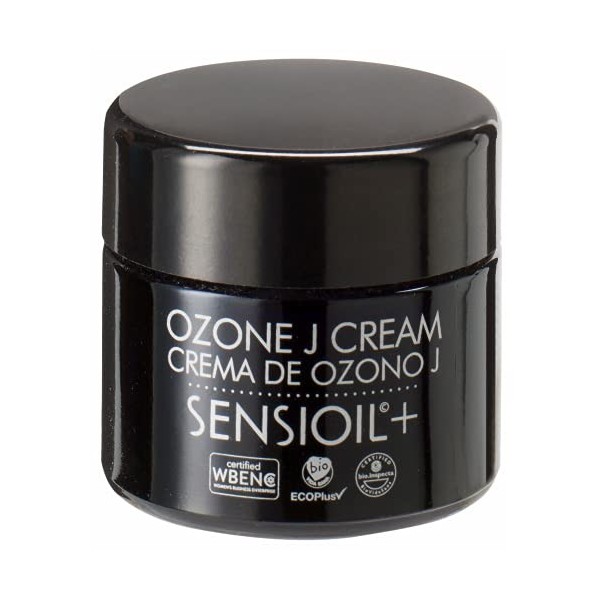 OZOLABS | CRÈME J | Crème pour le visage avec les bienfaits des huiles ozonées certifiées écologiques | Anti-âge, hydratant, 