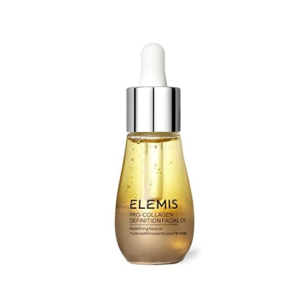 ELEMIS Huile de définition pour le visage pro-collagen,huile pour le visage nourrissante pour peaux matures,huile pour le vis