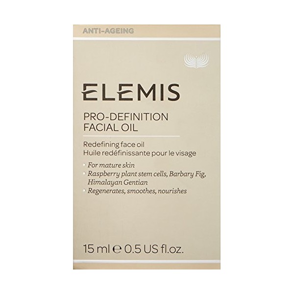 ELEMIS Huile de définition pour le visage pro-collagen,huile pour le visage nourrissante pour peaux matures,huile pour le vis