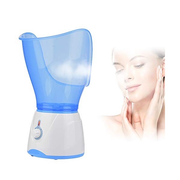 Vapeur Visage Vaporisateur, Vapeur Facial de Sauna, Pulvérisateur Facial Nano Pulvérisateur dAtomisation de Brume Froide Cha