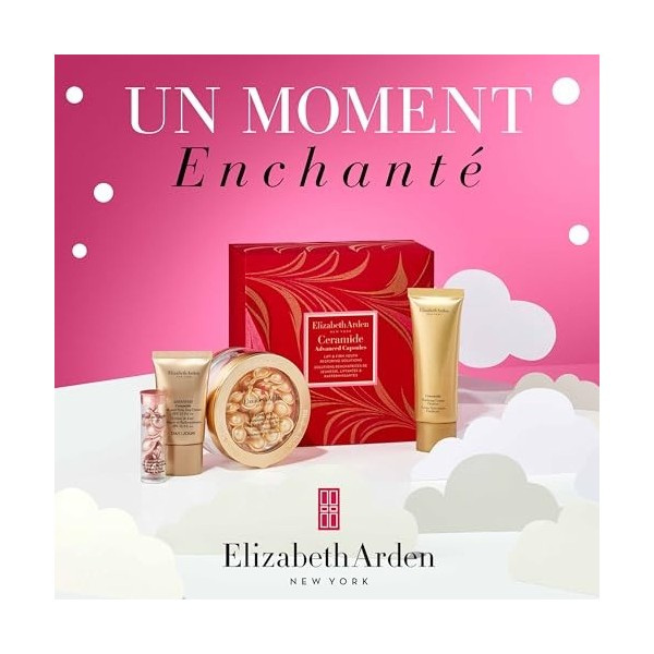 Elizabeth Arden Advanced Ceramide Capsules, Coffret Solutions Rénovatrices de Jeunesse Liftantes & Raffermissantes, 4 Pièces,