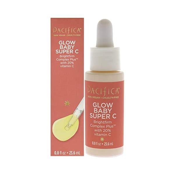 Pacifica Glow Baby Super C Serum For Unisex 0.8 oz Serum