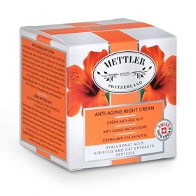 Mettler1929 Crème Anti-Âge Nuit, 50ml │pour peau mature │végan – sans parabènes – fabrication Suisse