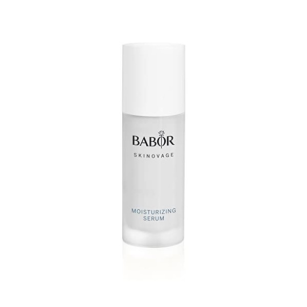 BABOR Skinovage Moisturizing Serum pour Peaux Sèches, Sérum Hydratant Anti-Âge pour Le Visage, Sans Alcool, Formule Végétalie