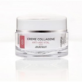 Covéline Paris - Crème Collagène Jour/Nuit - Crème Anti-Âge, Effet Tenseur Immédiat, Réhydratation Intense - Soin Visage Anti