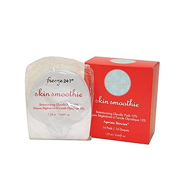 Freeze 24-7 Skin Smoothie Retexturizing Glycolic Pads 10pct