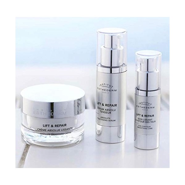 Institut Esthederm - Crème Absolue Lissante - Lift & Repair - Redessine les Contours, Retend les Traits, Lisse Rides et Ridul