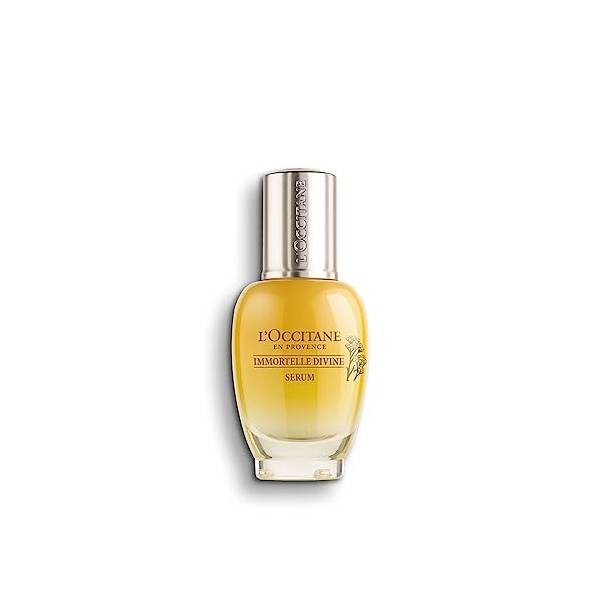 LOCCITANE - Sérum Immortelle Divine - Soin Anti-Age - Réduit Rides et Ridules - Peau plus Ferme et Élastique - Teint Lumineu