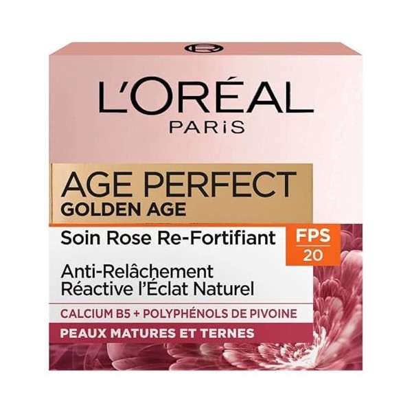 DERMO EXPERTISE - Age Perfect Soin Visage Golden Âge Jour 50Ml - Lot De 2 