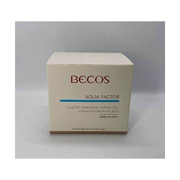 Becos - Aqua Factor - Duvet hydratant crème + gel