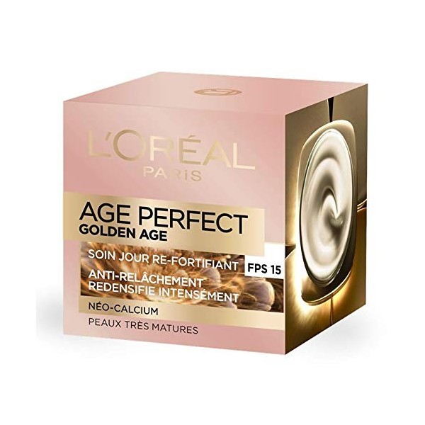 DERMO EXPERTISE - Age Perfect Soin Visage Golden Âge Jour 50Ml - le Lot De 2