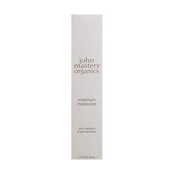 JOHN MASTERS ORGANICS Hydratant Intensif à Mandarine