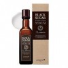 SKIN FOOD sucre noir parfait premier sérum the essential 4,06 oz 120 ml avec 60 feuilles de tampons de coton - noir contena