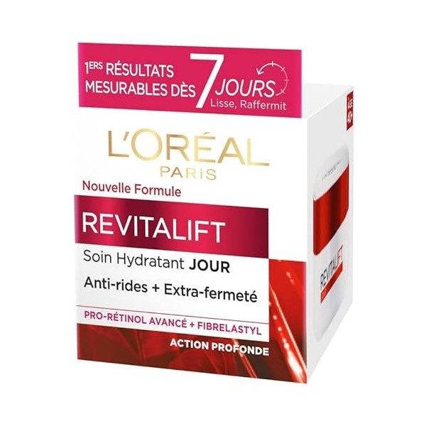 DERMO EXPERTISE - Dermo Revitalift Soin Jour Hydratant Anti-Rides + Extra Fermeté 50Ml - le Lot De 3