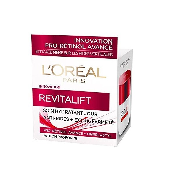 DERMO EXPERTISE - Dermo Revitalift Soin Jour Hydratant Anti-Rides + Extra Fermeté 50Ml - le Lot De 3