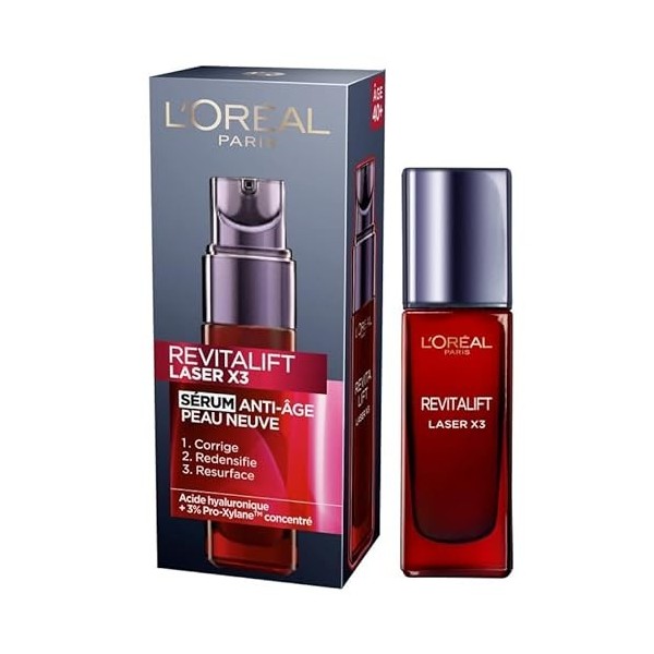 DERMO EXPERTISE - Revitalift Laser Serum Anti Âge Peau Neuve 30Ml - le Lot De 2