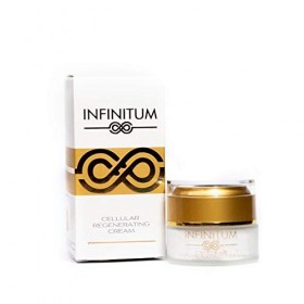 INFINITUM - Crème régénérante, visage, cou et décolleté - Complexe anti-âge - Types de peaux: sensibles, déshydratées 30 ml 