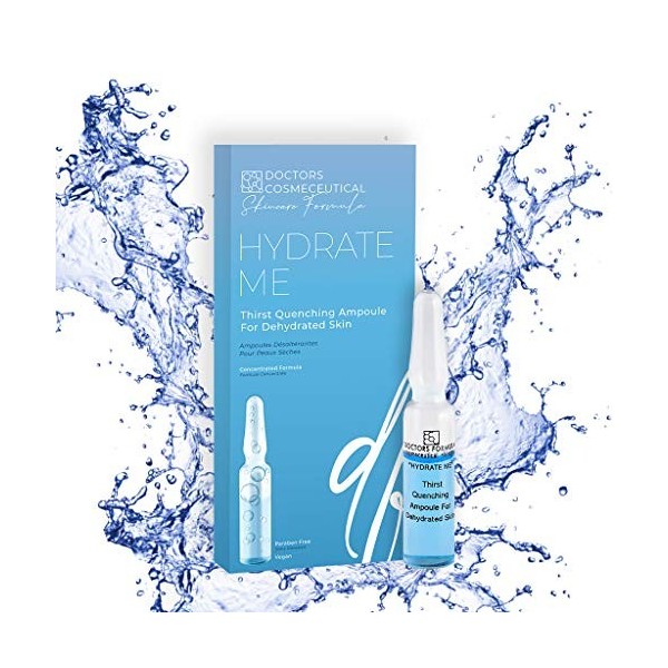 Doctors Formula Hydrate Me Lot de 7 ampoules déshydratées pour peaux déshydratées 2 ml