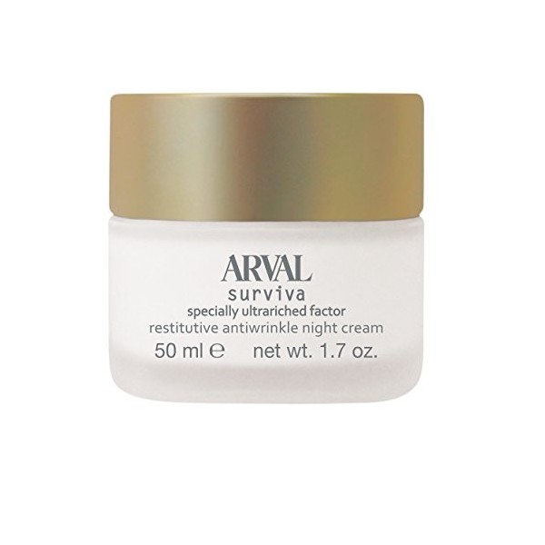 Arval surviva specially ultrariched factor restitutive antiwrinkle night cream crema notte restitutiva antirughe 50 ml