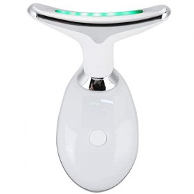 Appareil Anti-Rides Pour Le Visage Et Le Cou, Masseur De Visage À Vibration, Dissolvant De Rides Portable À Triple Action Pou