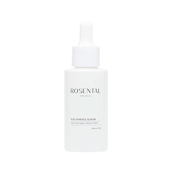 Rosental Organics ® Niacinamide+ Sérum | Traitement de refining des pores - 5 % de niacinamide et dacide acné pour éclaircir
