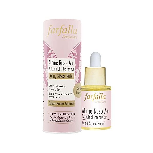 FARFALLA Aging Stress Relief, Alpine Rose A+ Cure intensive 15 ml