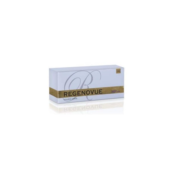 REGENOVUE Deep - Acide hyaluronique - Filler 1 ml pour une utilisation des rides moyennes et profondes ainsi que pour les lèv