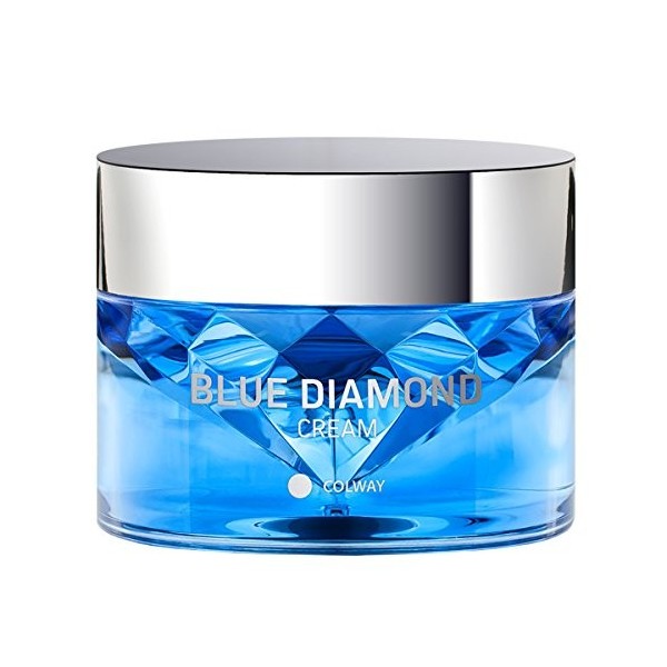 Colway CREME DE DIAMANT BLEUE Thérapie innovante de reconstruction des cellules de la peau Rajeunissement Anti-age Collagene 