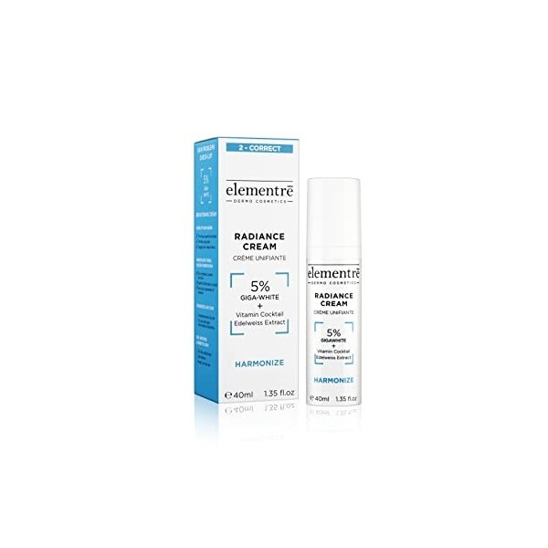Crème unifiante 5% Giga-White - elementrē dermo cosmetics - 40ml Airless Pack