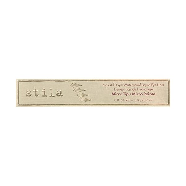 Stila Eyeliner Liquide Etanche Stay All Day - Micro Tip Eyeliner / Khôl / Crayon