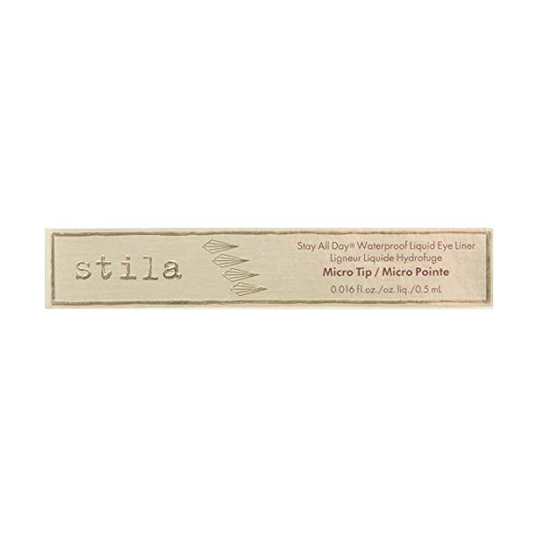 Stila Eyeliner Liquide Etanche Stay All Day - Micro Tip