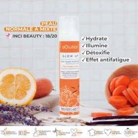 Soin visage éclat 50ml Glow Up Peaux normales à mixtes oOlution