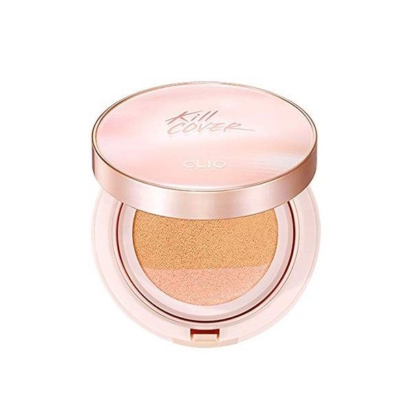 Clio Kill Cover Pink Glow Cream Cushion Set including refill 3-BY Linen 