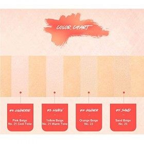 Clio Kill Cover Pink Glow Cream Cushion Set including refill 3-BY Linen 