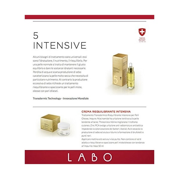 LABO TRANSDERMIC Intensive Crème rééquilibrant visage Rebalancing Face Cream 50 ml