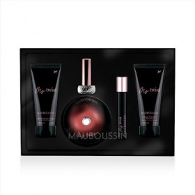 Mauboussin - Coffret Prestige 2023 My Twist : Eau de Parfum 90ml, Gel Douche 90ml, Lait Corps 90ml & Travel Spray 20ml