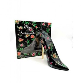 Coffret parfum escarpin Miss Fashionista black 100ML - Nouvelle Edition