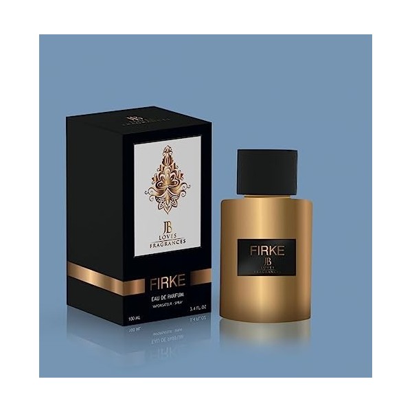 Eau de Parfum FIRKE 100 ml Attar Arabe Pour Homme et Femme Un Oud Parfum de Longue Durée Avec Une Touche Oriental dAccents d