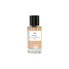 N°18 Santal | Collection Prestige edition Privée Rose Paris - Eau de Parfum Haut de Gamme - Made in France + Pochon Rose Pari