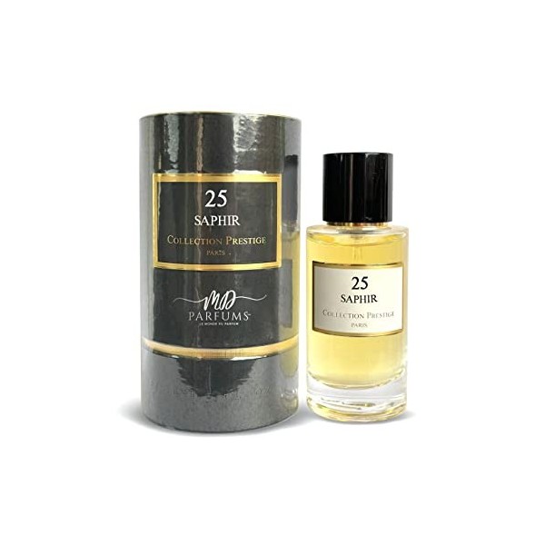 MDPARFUMS Eau de parfum I 50ml Made in France I Saphir n°25 – Collection Prestige Paris I Parfum Pour Homme et Femme