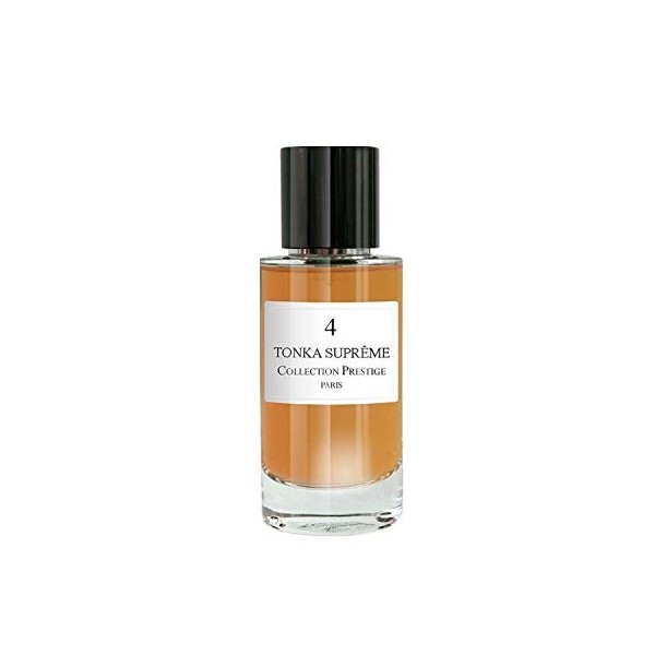 N°4 Tonka Supreme | Collection Prestige edition Privée Rose Paris - Eau de Parfum Haut de Gamme - Made in France + Pochon Ros