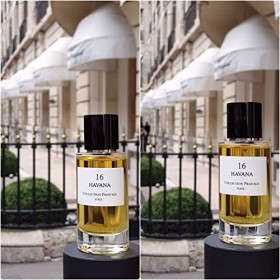 N°16 Havana | Tobacco - Collection Prestige edition Privée Rose Paris - Eau de Parfum Haut de Gamme - Made in France + Pochon
