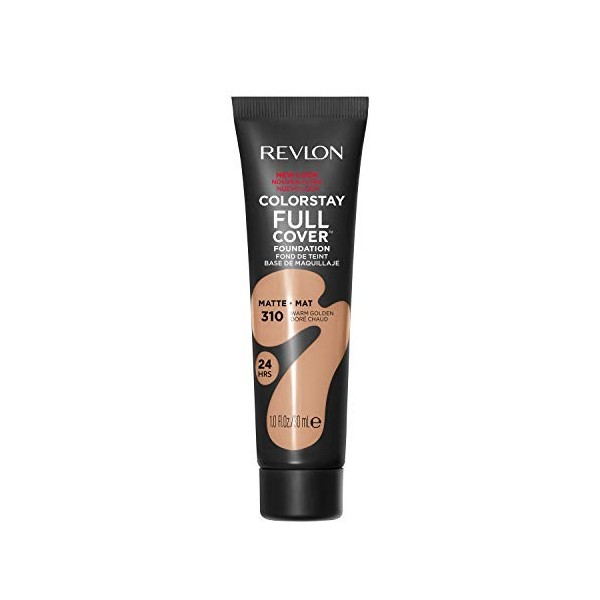 Revlon ColorStay – Fond de teint mat longue tenue à couvrance totale, résistant à la chaleur et à la transpiration, Warm Gold