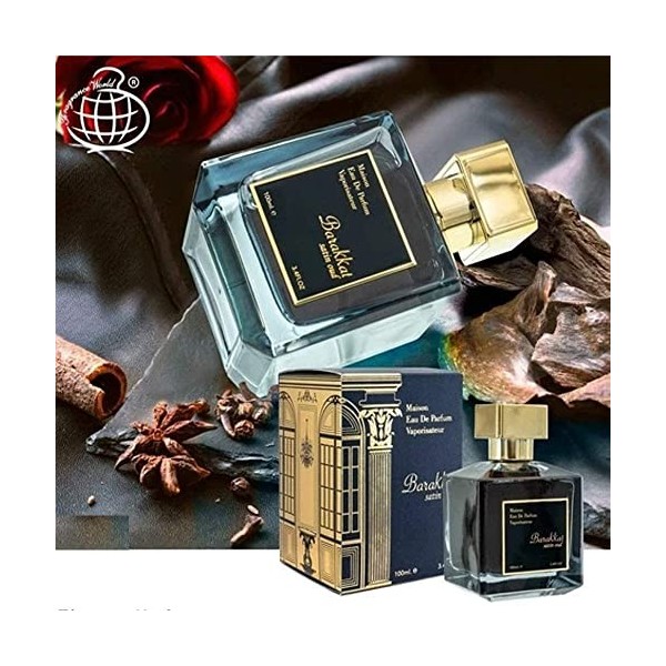 TAWAKKAL PERFUMES Fragrance World Barakkat Oud Satin Eau de parfum en flacon vaporisateur 100 ml