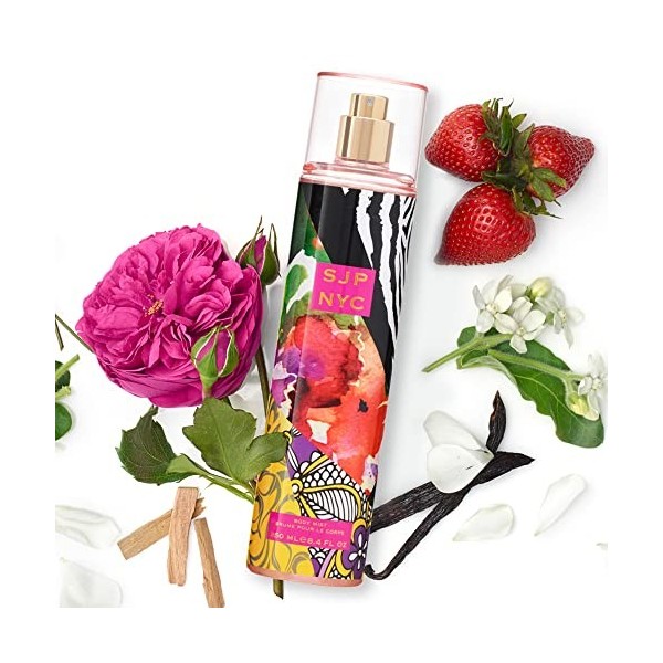 SJP NYC par SJP Brume corporelle pour femme – Parfum aventureux et séduisant – Cocktail de notes florales, fruitées et musqué